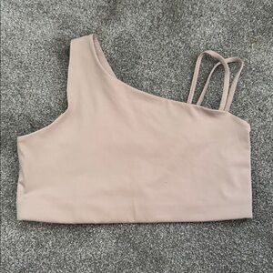 H&M One-Shoulder Top in Light Pink